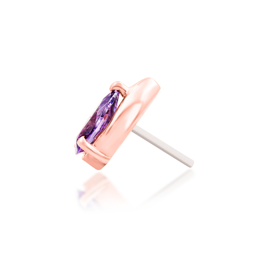 KYA AMETHYST - THREADLESS END *PRE-ORDER* Junipurr Jewelry