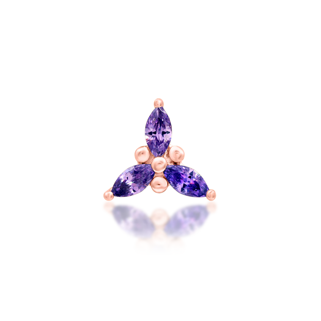 MABEL AMETHYST - THREADLESS END *PRE-ORDER* Junipurr Jewelry