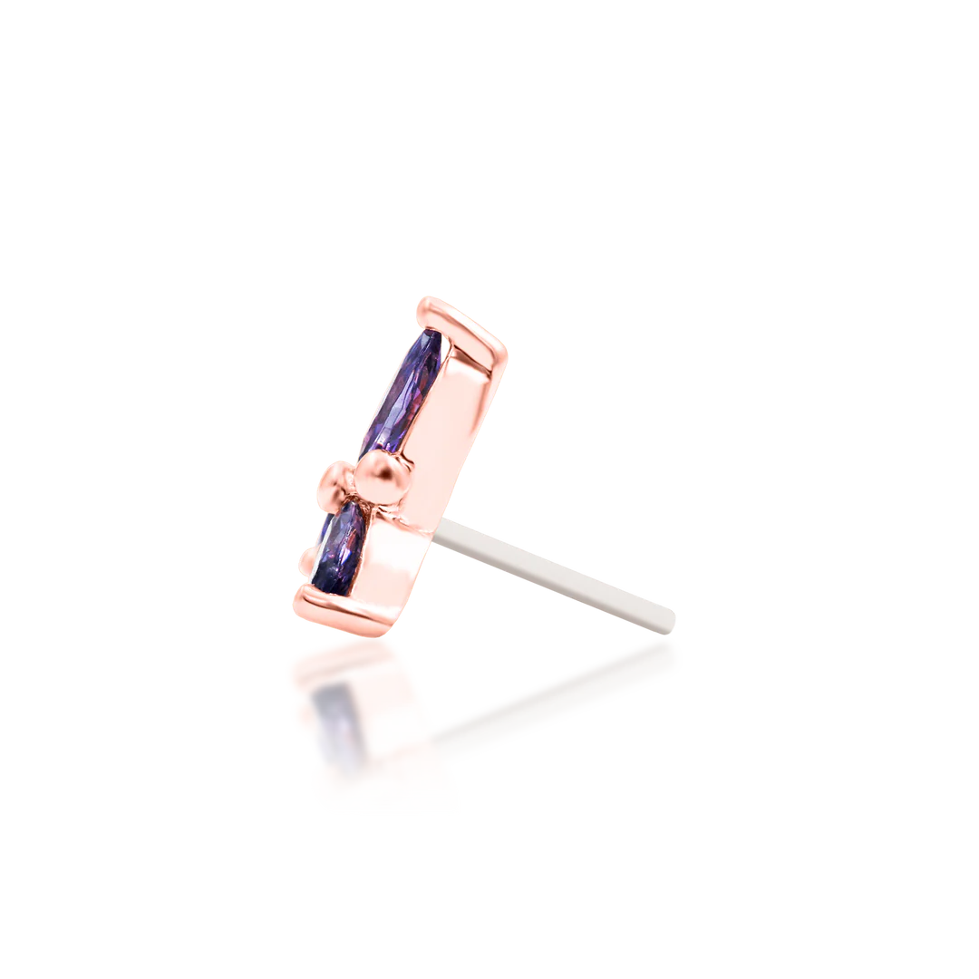 MABEL AMETHYST - THREADLESS END *PRE-ORDER* Junipurr Jewelry