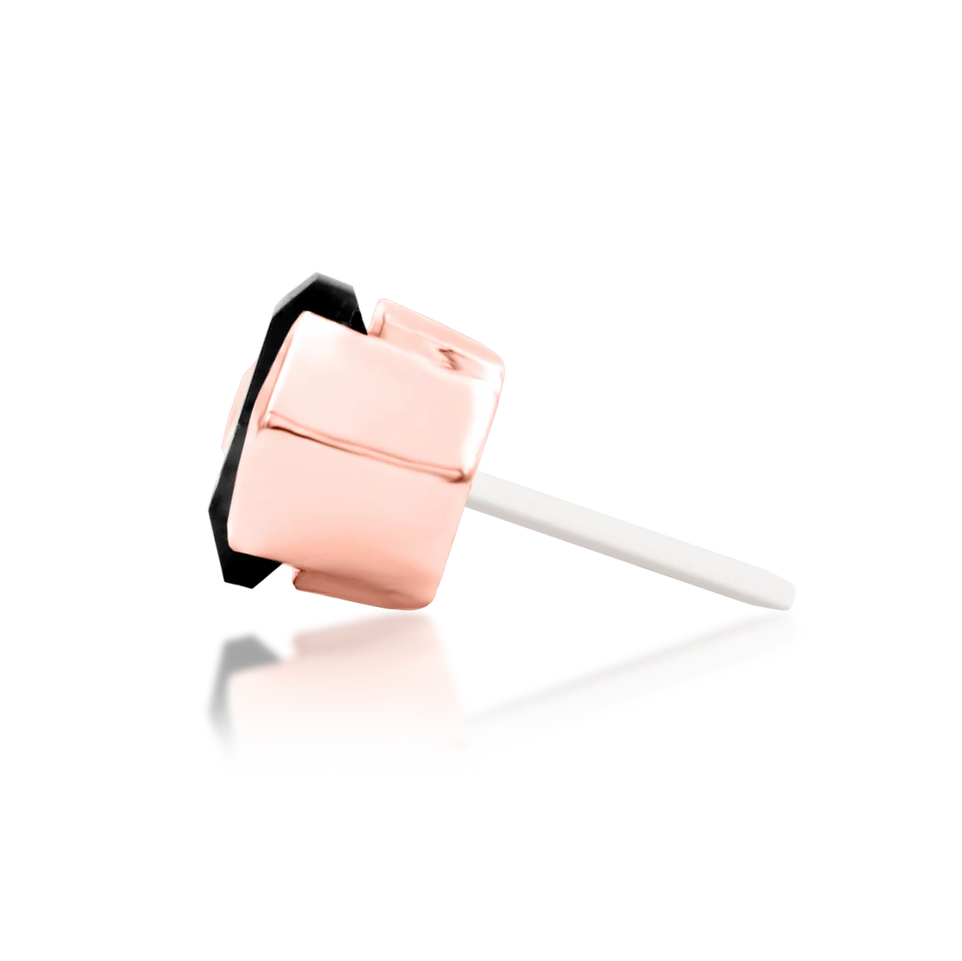 NATALIA + BLACK CZ - THREADLESS END *PRE-ORDER* Junipurr Jewelry