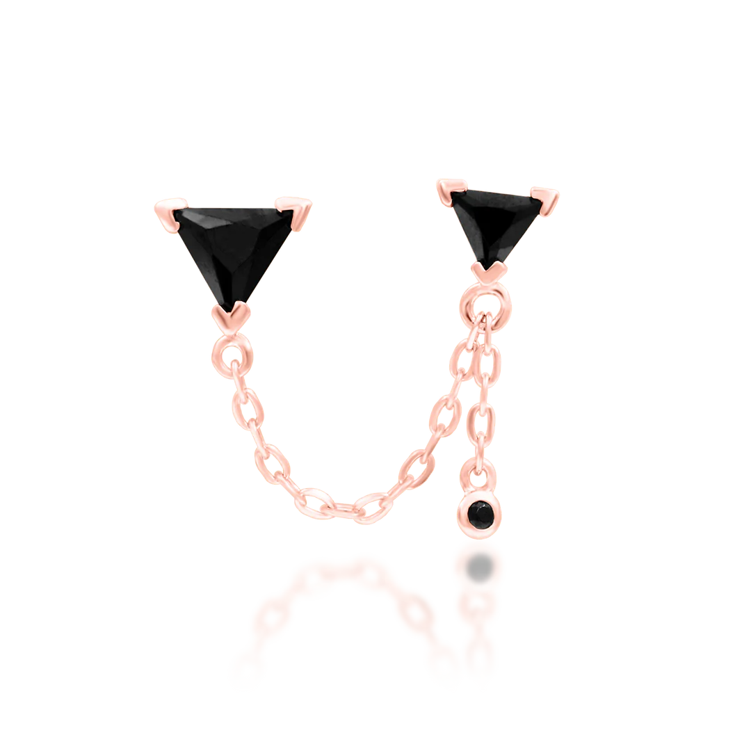 NESSA + BLACK CZ - THREADLESS END *PRE-ORDER* Junipurr Jewelry
