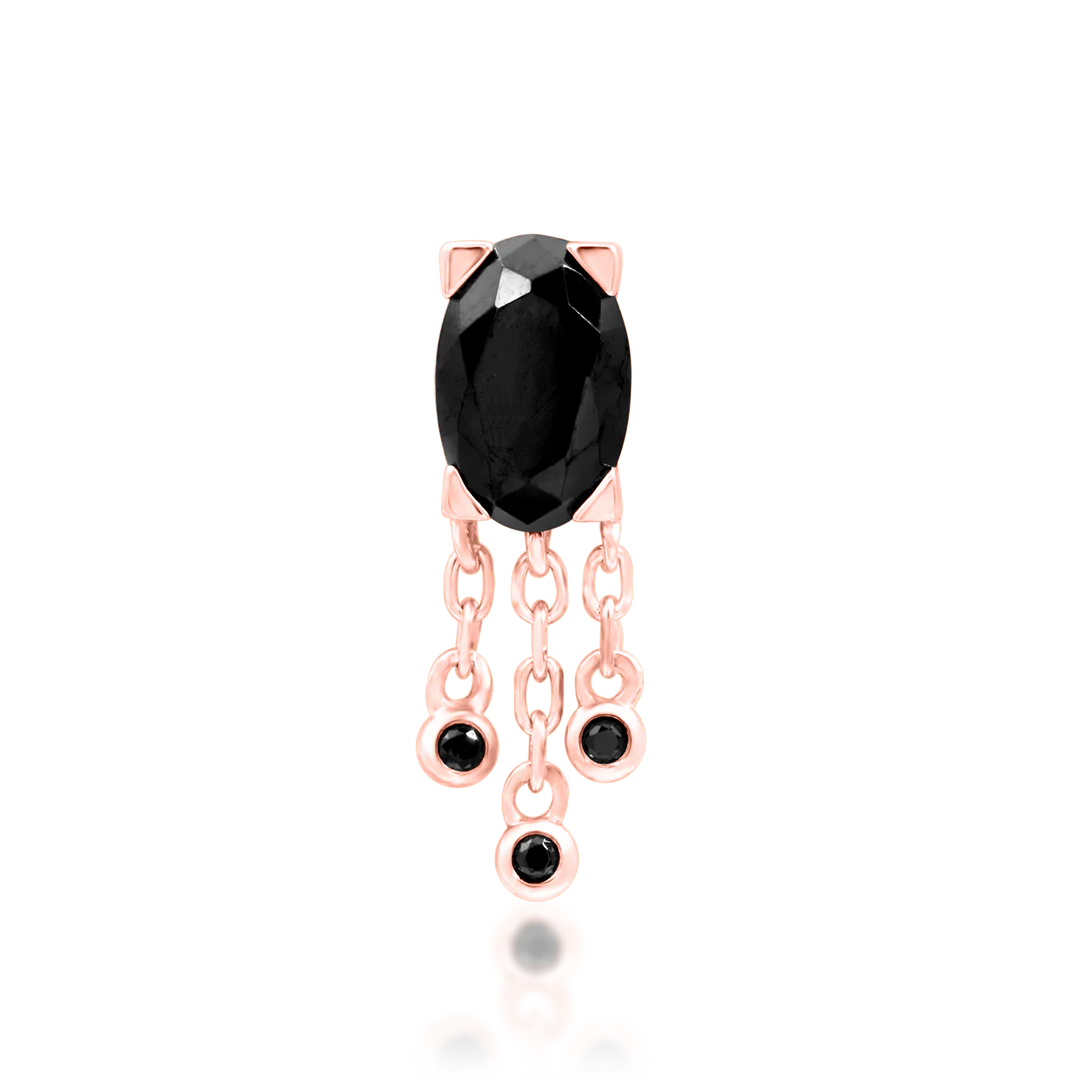 OSARA + BLACK CZ - THREADLESS END *PRE-ORDER* Junipurr Jewelry