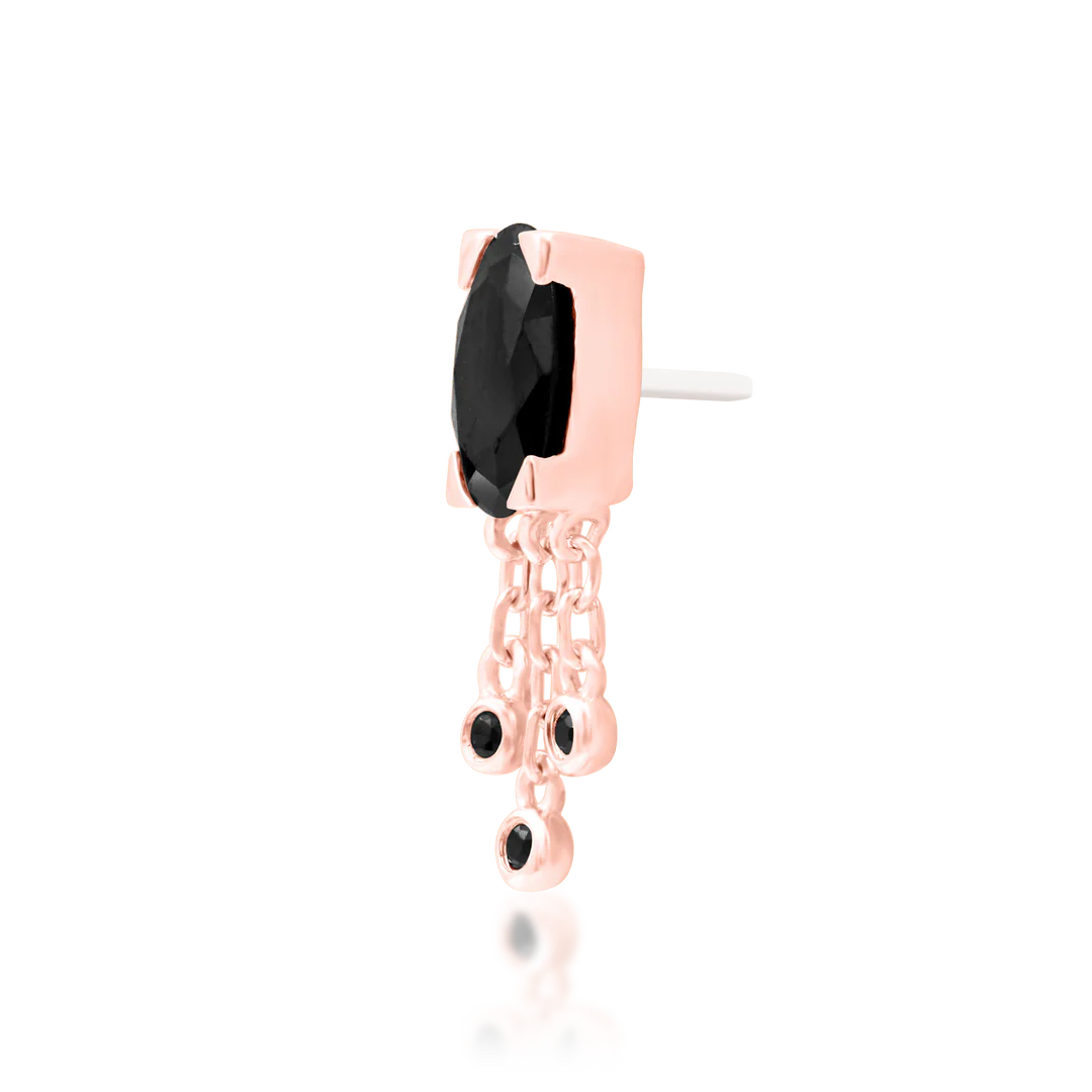 OSARA + BLACK CZ - THREADLESS END *PRE-ORDER* Junipurr Jewelry