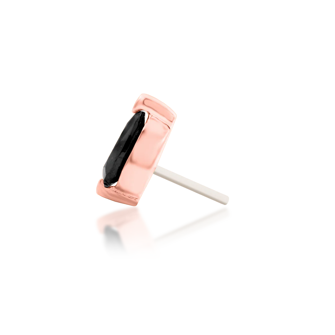 PATSY + BLACK CZ - THREADLESS END *PRE-ORDER8 Junipurr Jewelry