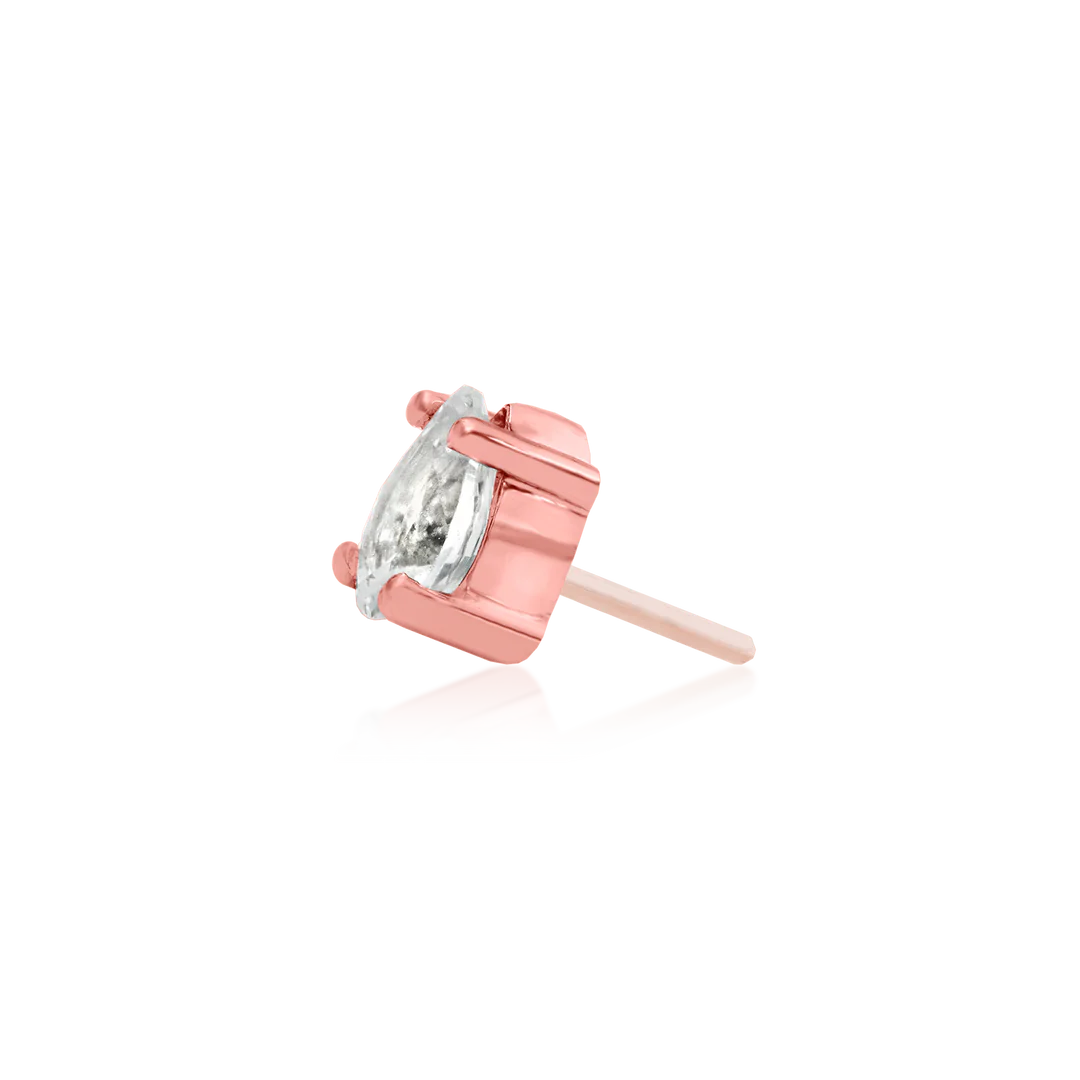 PEAR-CUT CZ - THREADLESS END *PRE-ORDER* Junipurr Jewelry