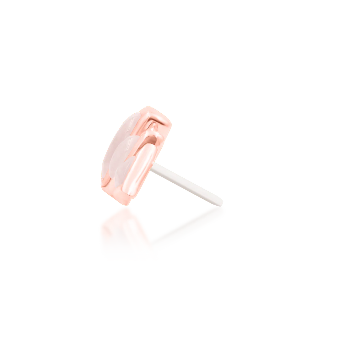 PRIM + ROSE QUARTZ - THREADLESS END *PRE-ORDER* Junipurr Jewelry