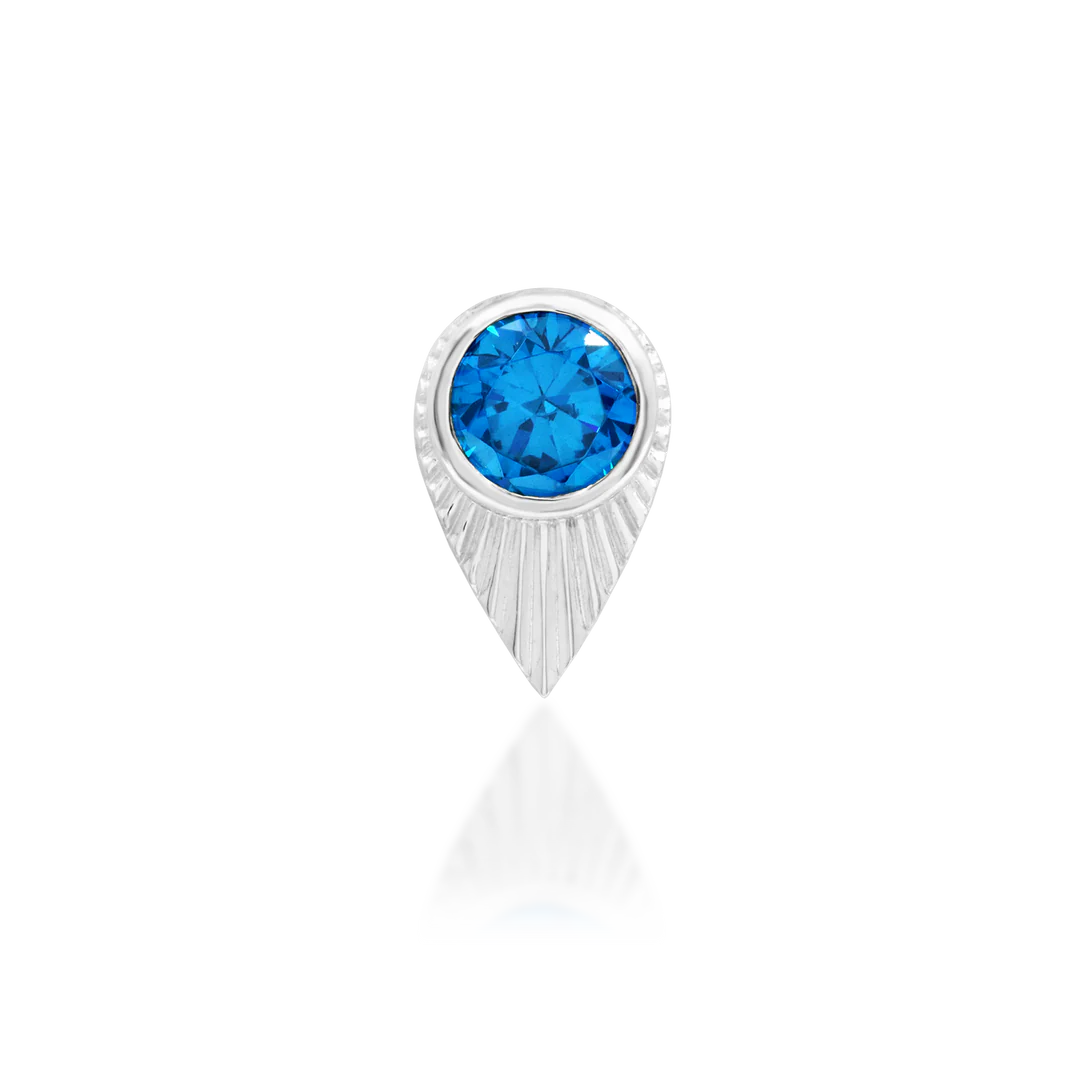 BEA + BLUE TOPAZ - THREADLESS END *PRE-ORDER* Junipurr Jewelry