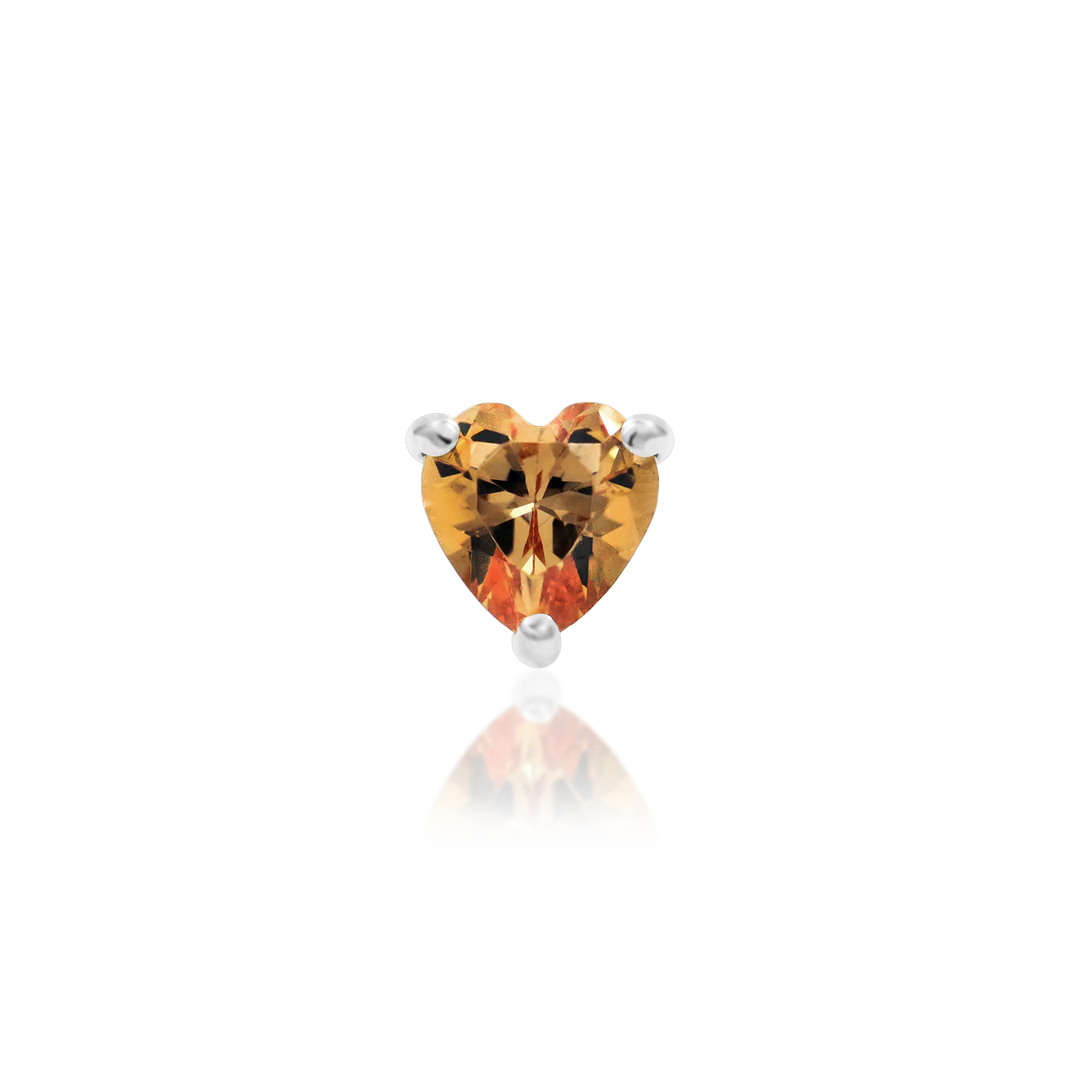 DARK CHAMPAGNE HEART - THREADLESS END *PRE-ORDER* Junipurr Jewelry