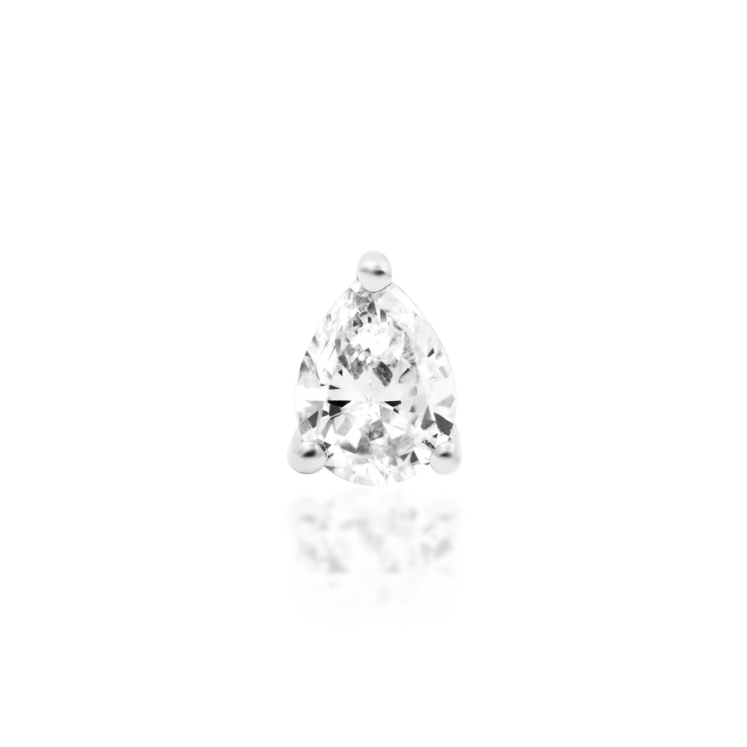DIAMOND PEAR - THREADLESS END *PRE-ORDER* Junipurr Jewelry