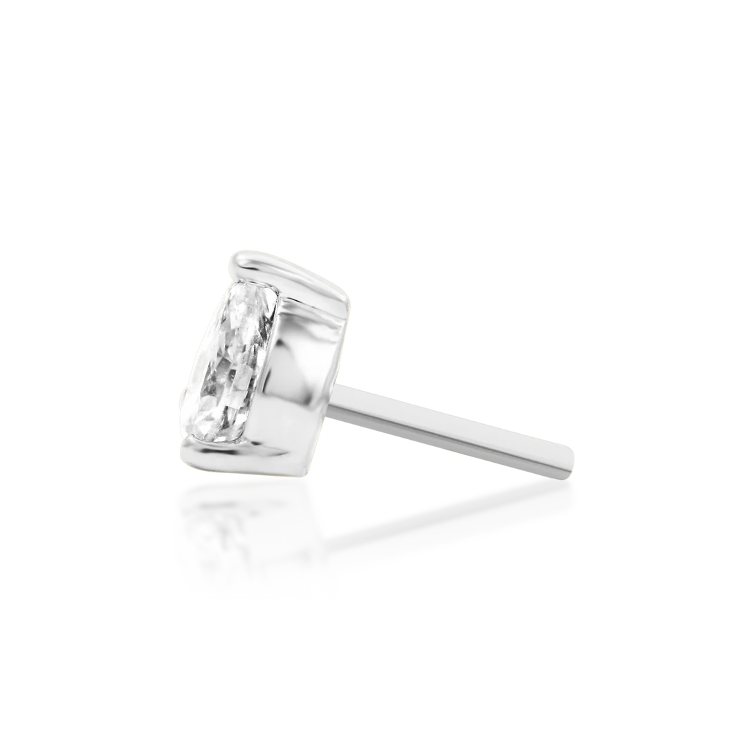DIAMOND PEAR - THREADLESS END *PRE-ORDER* Junipurr Jewelry