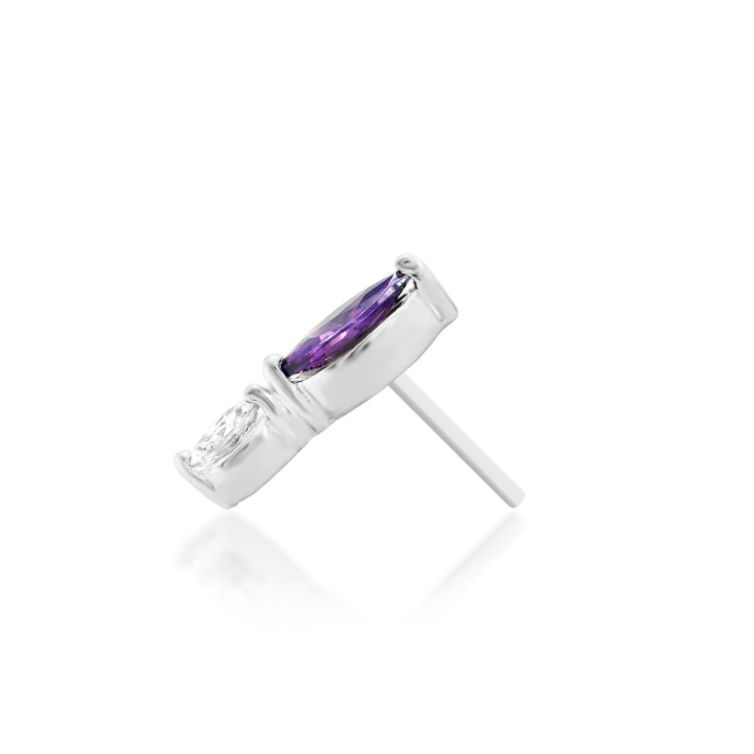 EMERSYN AMETHYST - THREADLESS END *PRE-ORDER* Junipurr Jewelry