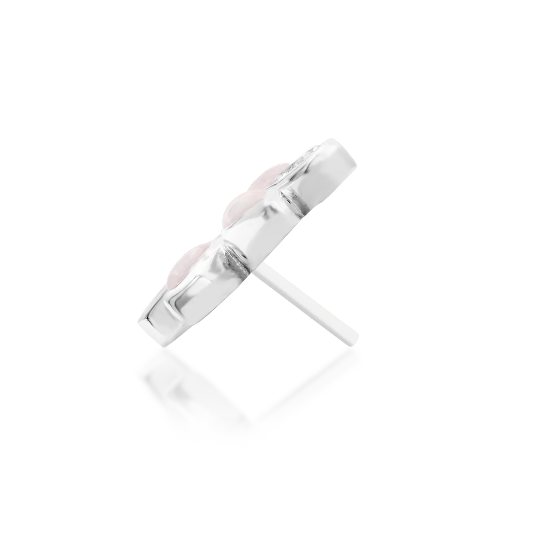 FAE + ROSE QUARTZ - THREADLESS END *PRE-ORDER8 Junipurr Jewelry