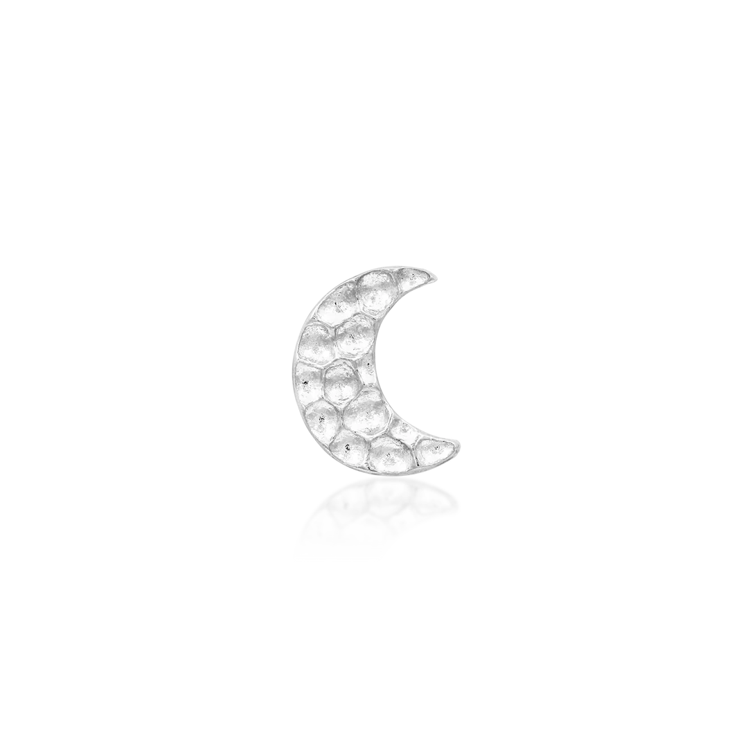 HAMMERED MOON - THREADLESS END *PRE-ORDER* Junipurr Jewelry