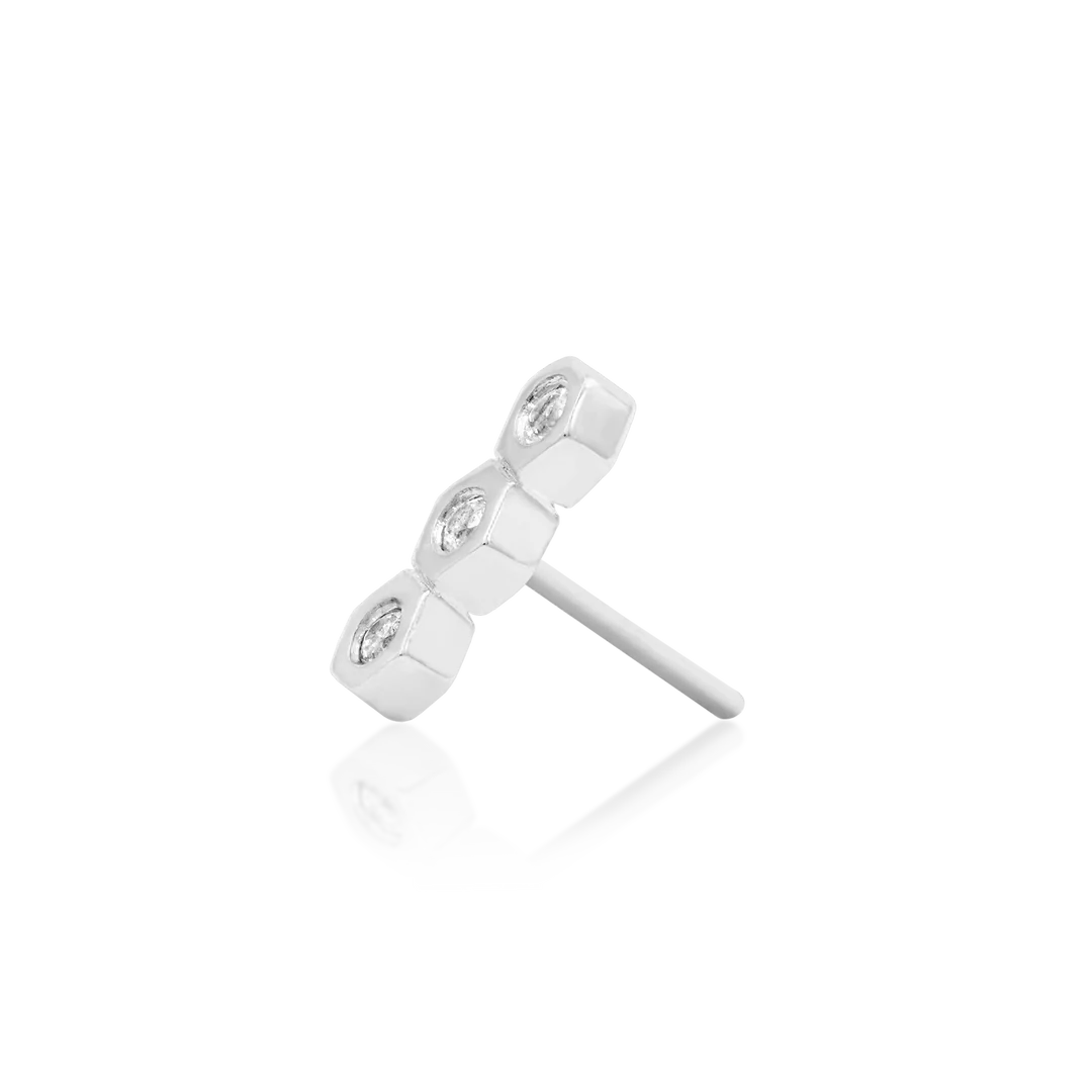 HONEYCOMB - THREADLESS END *PRE-ORDER* Junipurr Jewelry