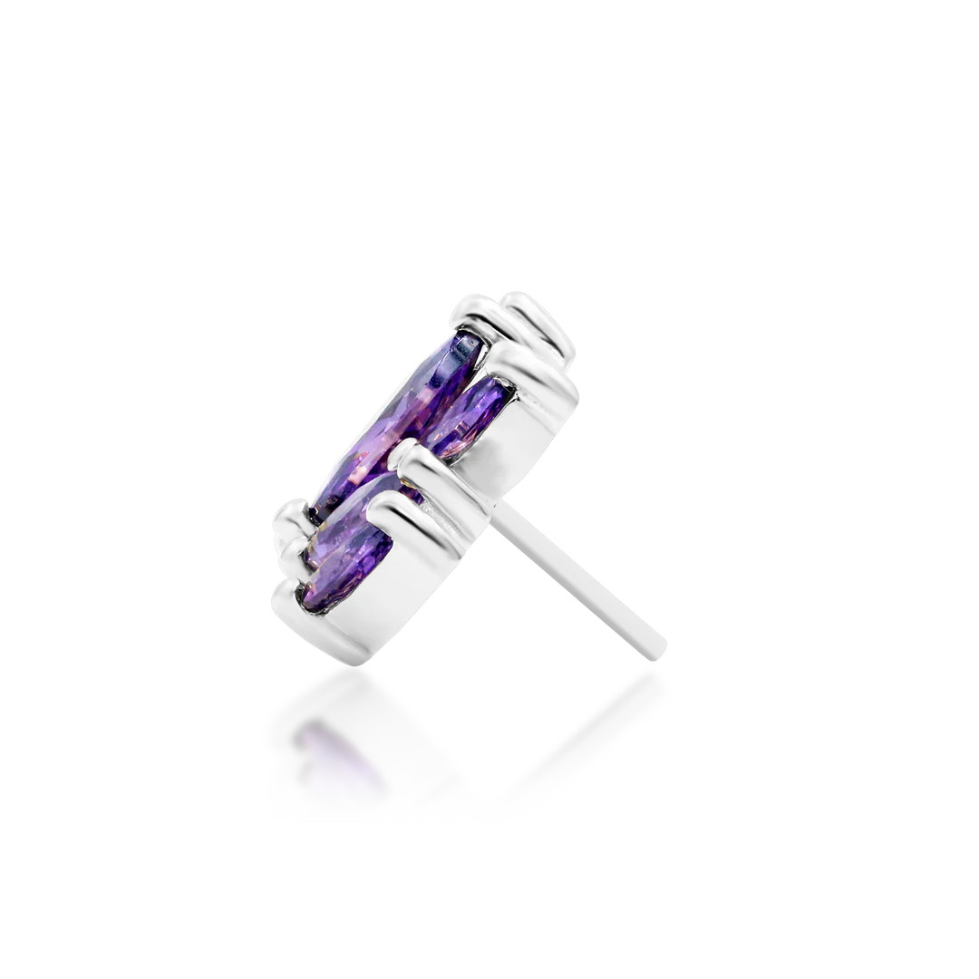KEHLANI AMETHYST - THREADLESS END *PRE-ORDER* Junipurr Jewelry
