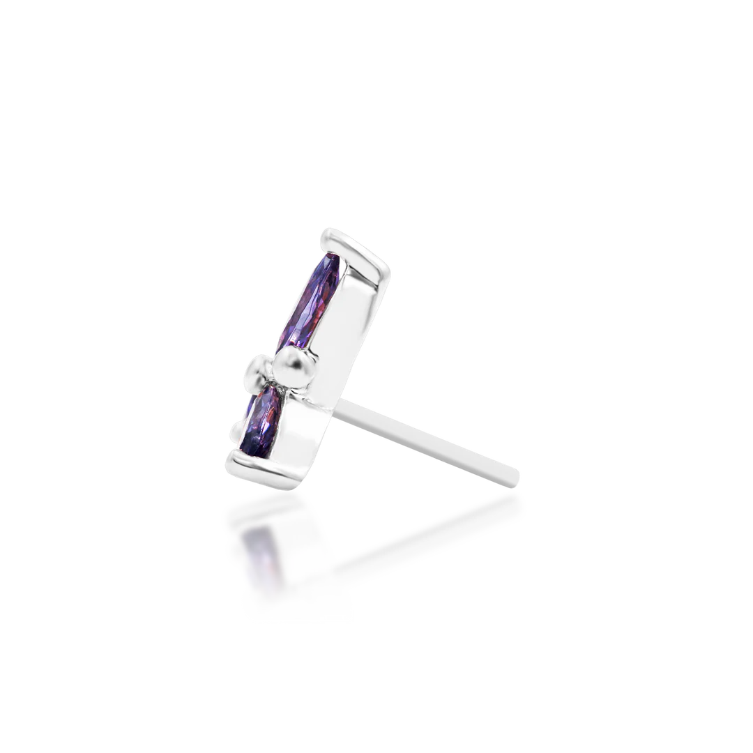 MABEL AMETHYST - THREADLESS END *PRE-ORDER* Junipurr Jewelry