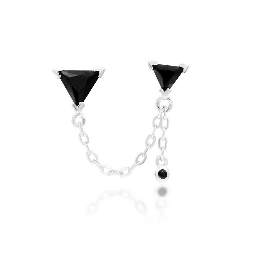 NESSA + BLACK CZ - THREADLESS END *PRE-ORDER* Junipurr Jewelry