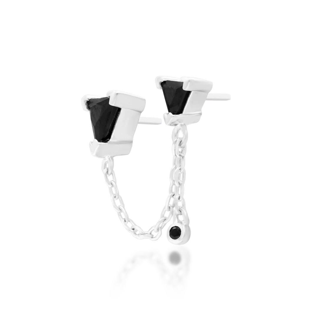 NESSA + BLACK CZ - THREADLESS END *PRE-ORDER* Junipurr Jewelry
