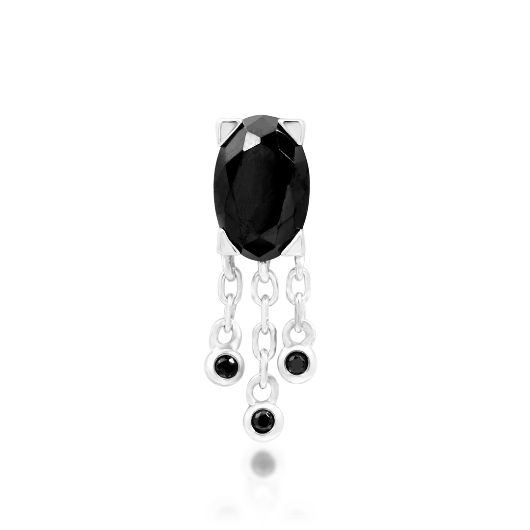 OSARA + BLACK CZ - THREADLESS END *PRE-ORDER* Junipurr Jewelry