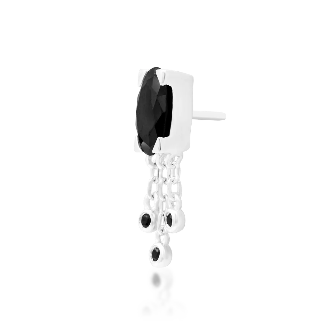 OSARA + BLACK CZ - THREADLESS END *PRE-ORDER* Junipurr Jewelry