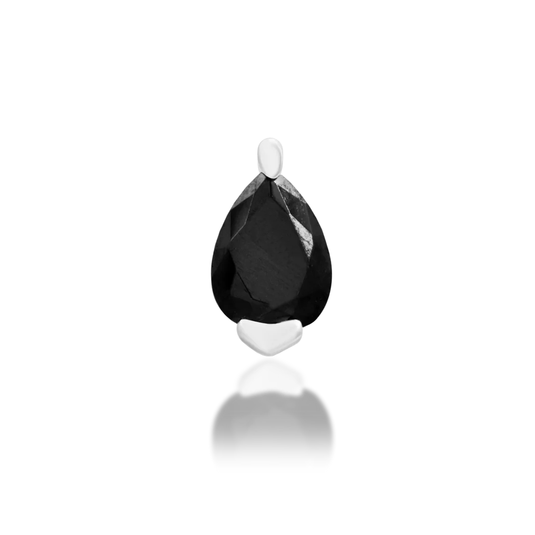 PAIGE + BLACK CZ - THREADLESS END *PRE-ORDER* Junipurr Jewelry