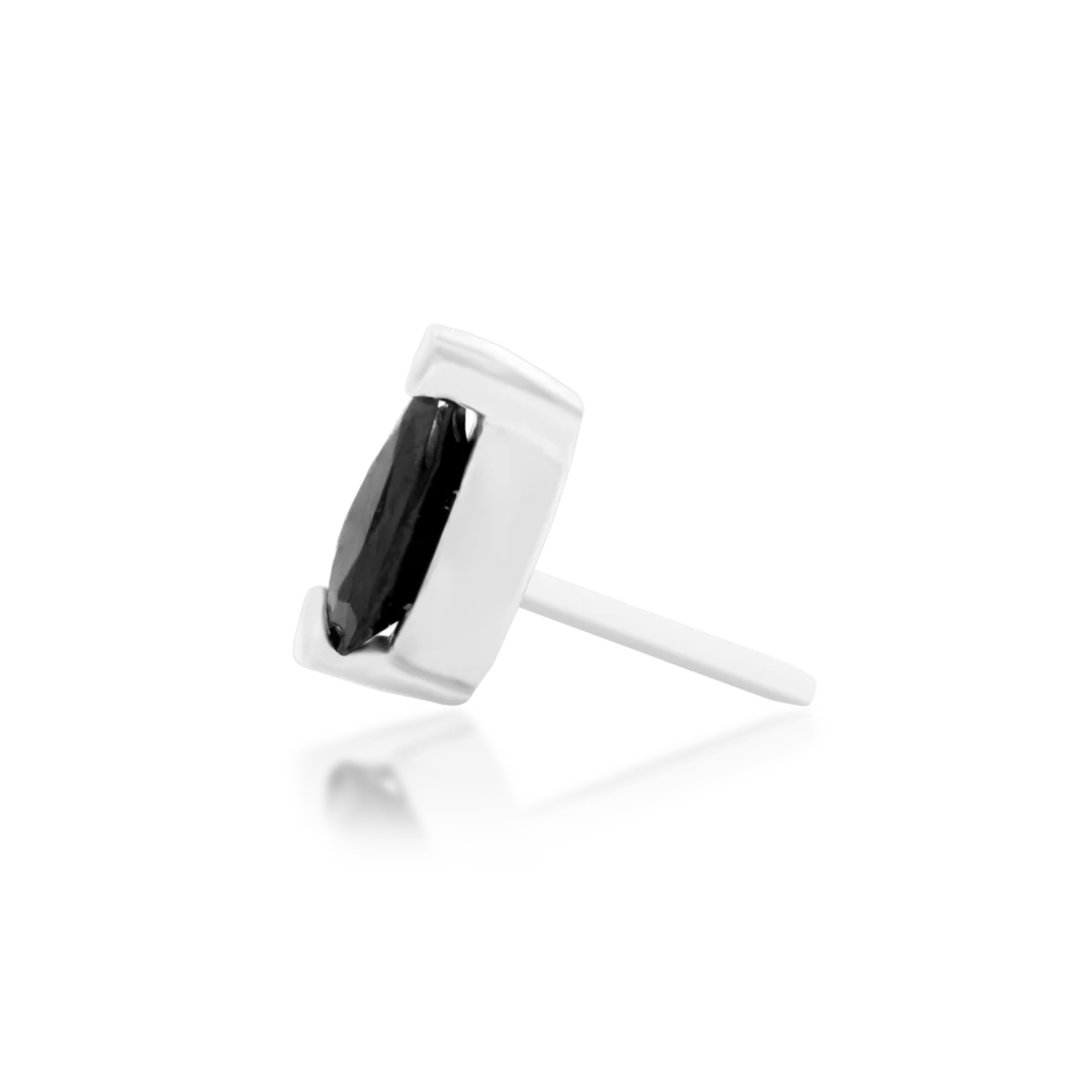 PAIGE + BLACK CZ - THREADLESS END *PRE-ORDER* Junipurr Jewelry