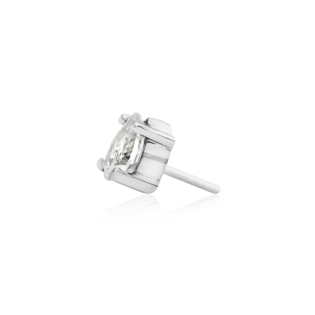 PEAR-CUT CZ - THREADLESS END *PRE-ORDER* Junipurr Jewelry