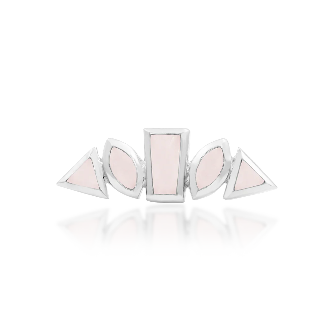 PRIM + ROSE QUARTZ - THREADLESS END *PRE-ORDER* Junipurr Jewelry