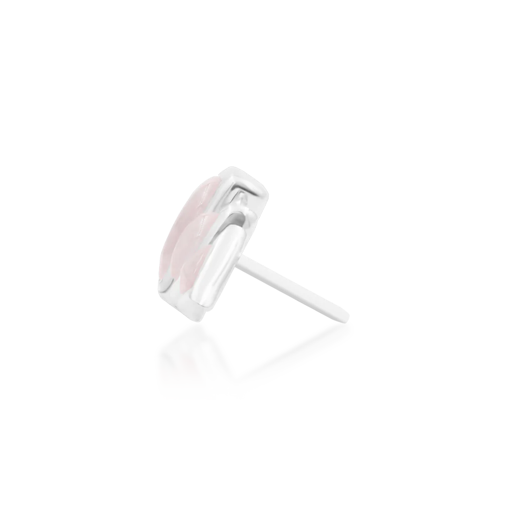 PRIM + ROSE QUARTZ - THREADLESS END *PRE-ORDER* Junipurr Jewelry
