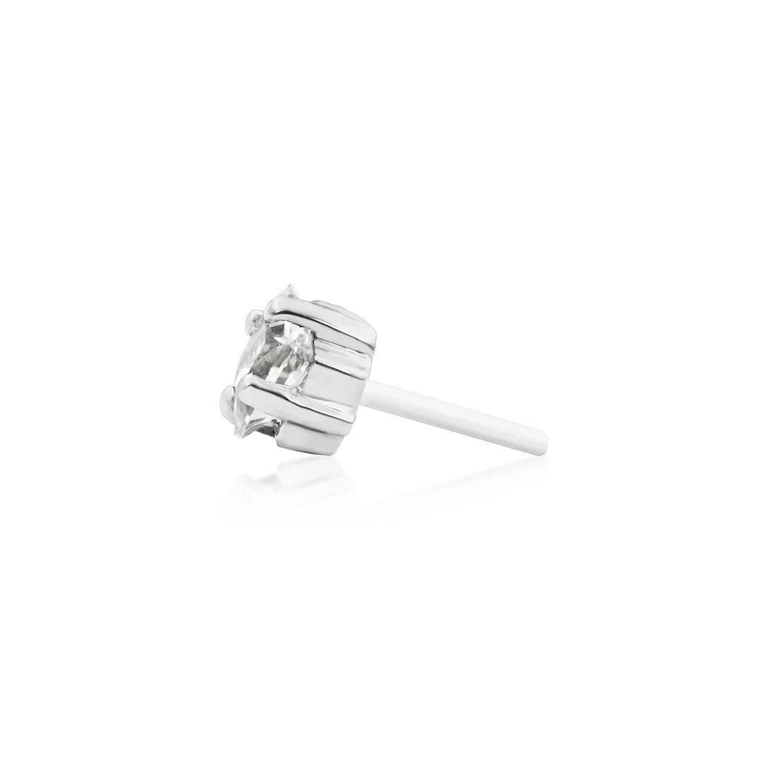 PRINCESS CUT CZ - THREADLESS END *PRE-ORDER* Junipurr Jewelry