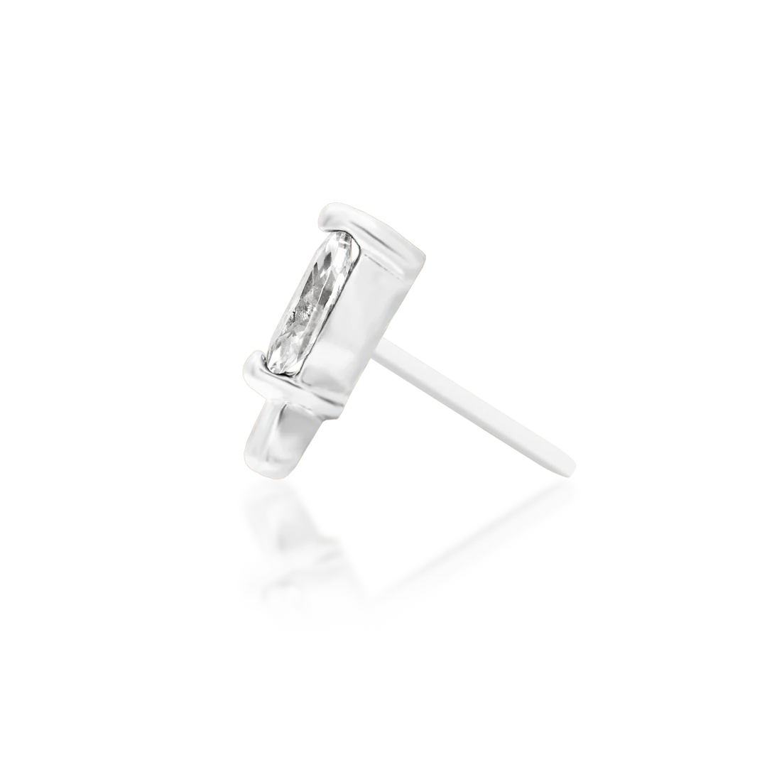 RANA WHITE CZ - THREADLESS END *PRE-ORDER* Junipurr Jewelry