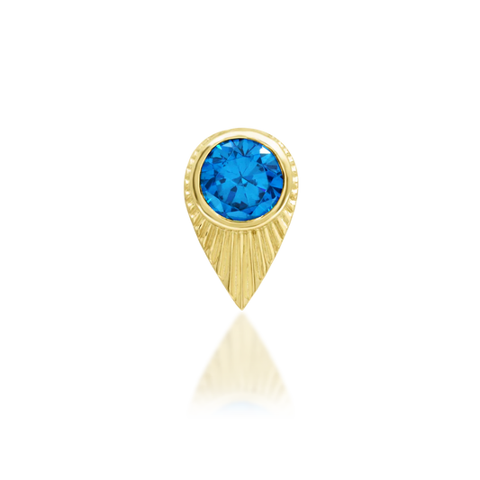 BEA + BLUE TOPAZ - THREADLESS END *PRE-ORDER* Junipurr Jewelry