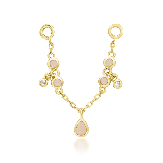 BELLAROSE + ROSE QUARTZ - CHAIN *PRE-ORDER* Junipurr Jewelry