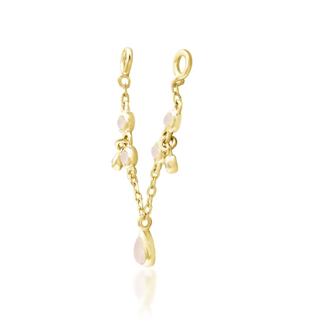 BELLAROSE + ROSE QUARTZ - CHAIN *PRE-ORDER* Junipurr Jewelry