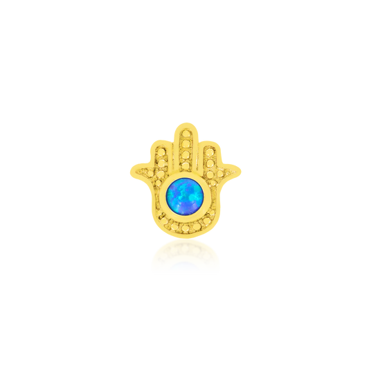 BLUE HAMSA - THREADLESS END *PRE-ORDER* Junipurr Jewelry