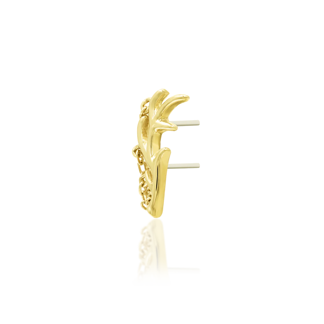 CHAINED ANTLER - THREADLESS END *PRE-ORDER* Junipurr Jewelry