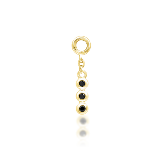 COHEN + BLACK CZ - CHARM *PRE-ORDER* Junipurr Jewelry