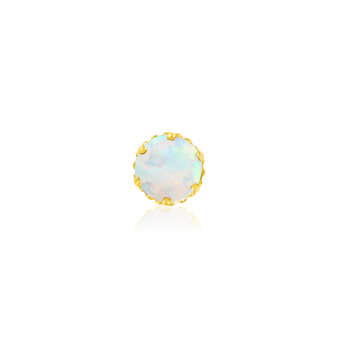 CROWN SET OPAL - THREADLESS END *PRE-ORDER* Junipurr Jewelry