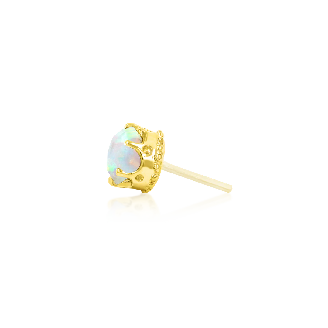 CROWN SET OPAL - THREADLESS END *PRE-ORDER* Junipurr Jewelry