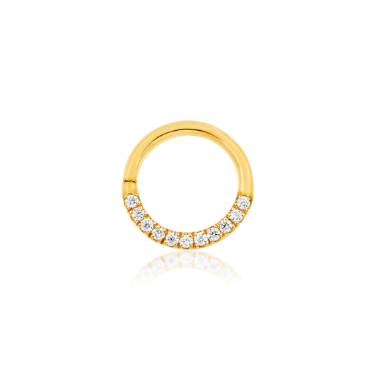 GOLD CZ SEAM RING - SEAM RING *PRE-ORDER* Junipurr Jewelry