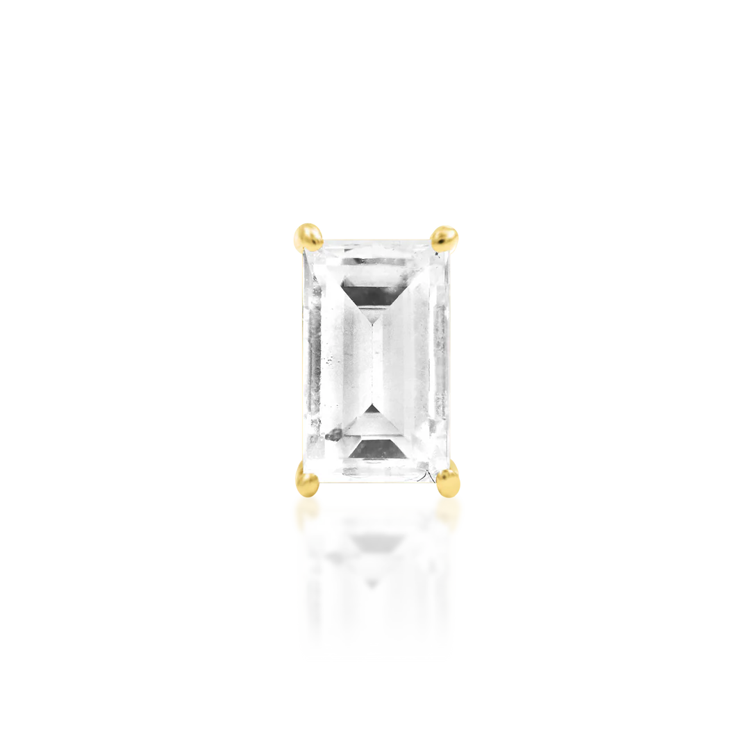 DIAMOND BAGUETTE - THREADLESS END *PRE-ORDER* Junipurr Jewelry