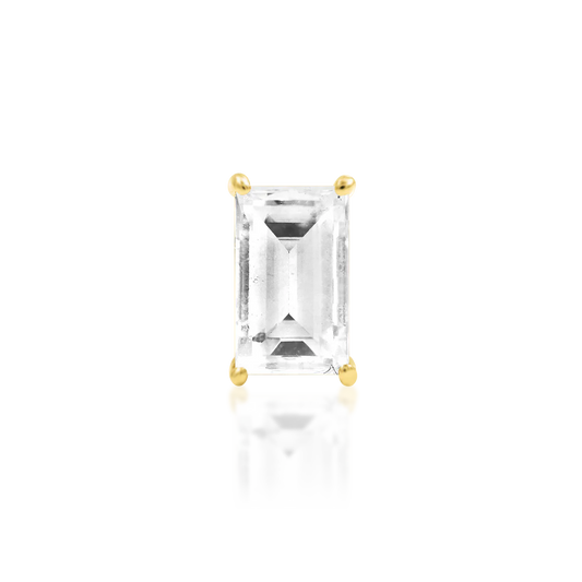 DIAMOND BAGUETTE - THREADLESS END *PRE-ORDER* Junipurr Jewelry