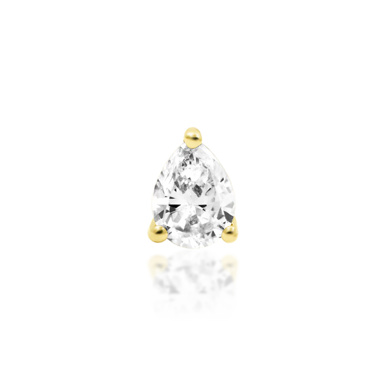 DIAMOND PEAR - THREADLESS END *PRE-ORDER* Junipurr Jewelry