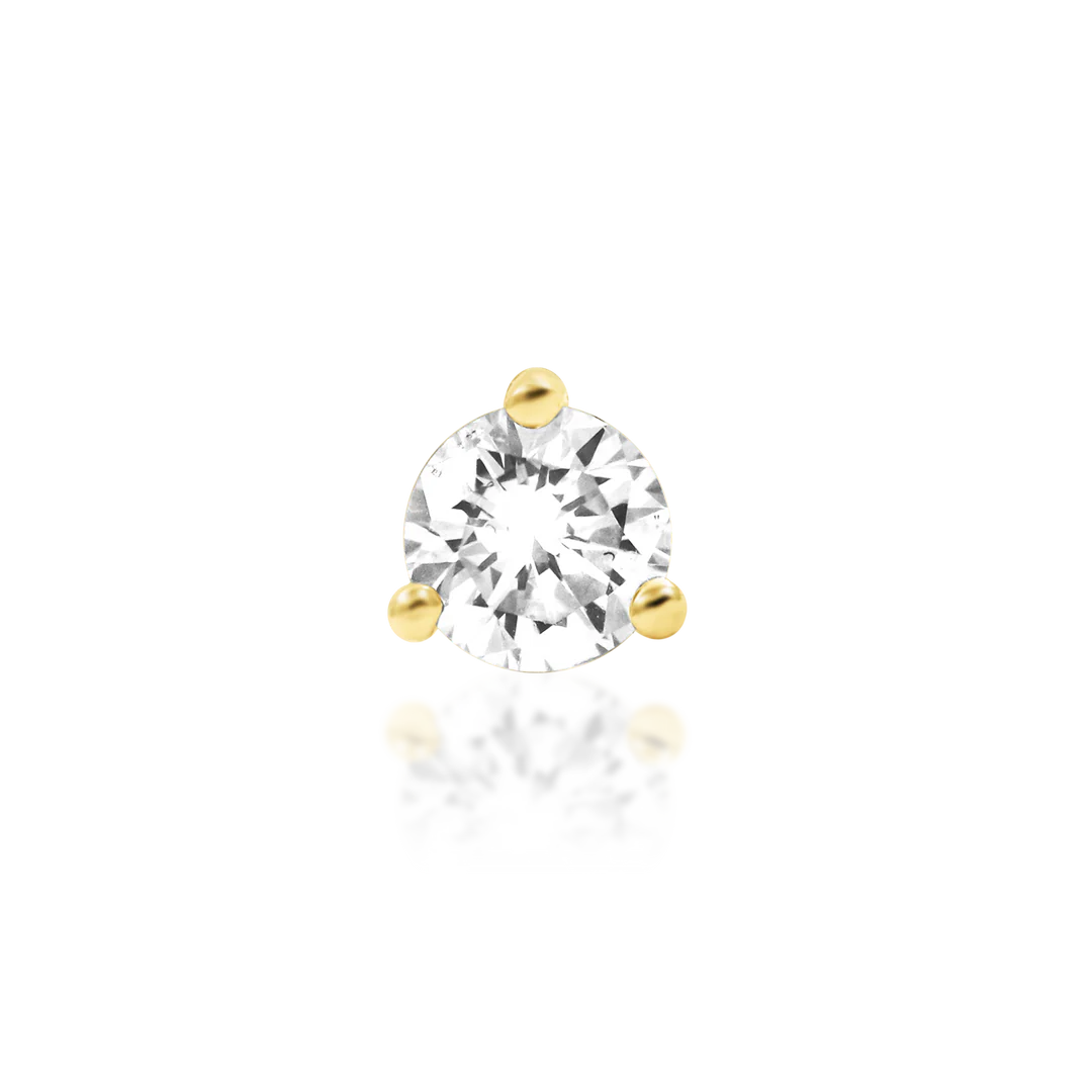 DIAMOND PRONG - THREADLESS END *PRE-ORDER* Junipurr Jewelry