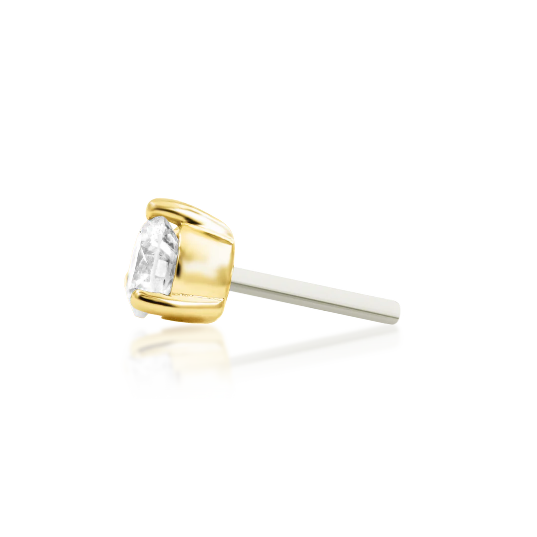 DIAMOND PRONG - THREADLESS END *PRE-ORDER* Junipurr Jewelry