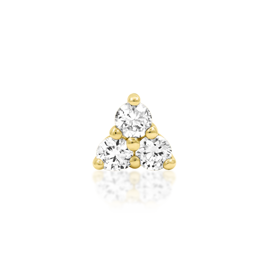 DIAMOND TRINITY - THREADLESS END *PRE-ORDER* Junipurr Jewelry