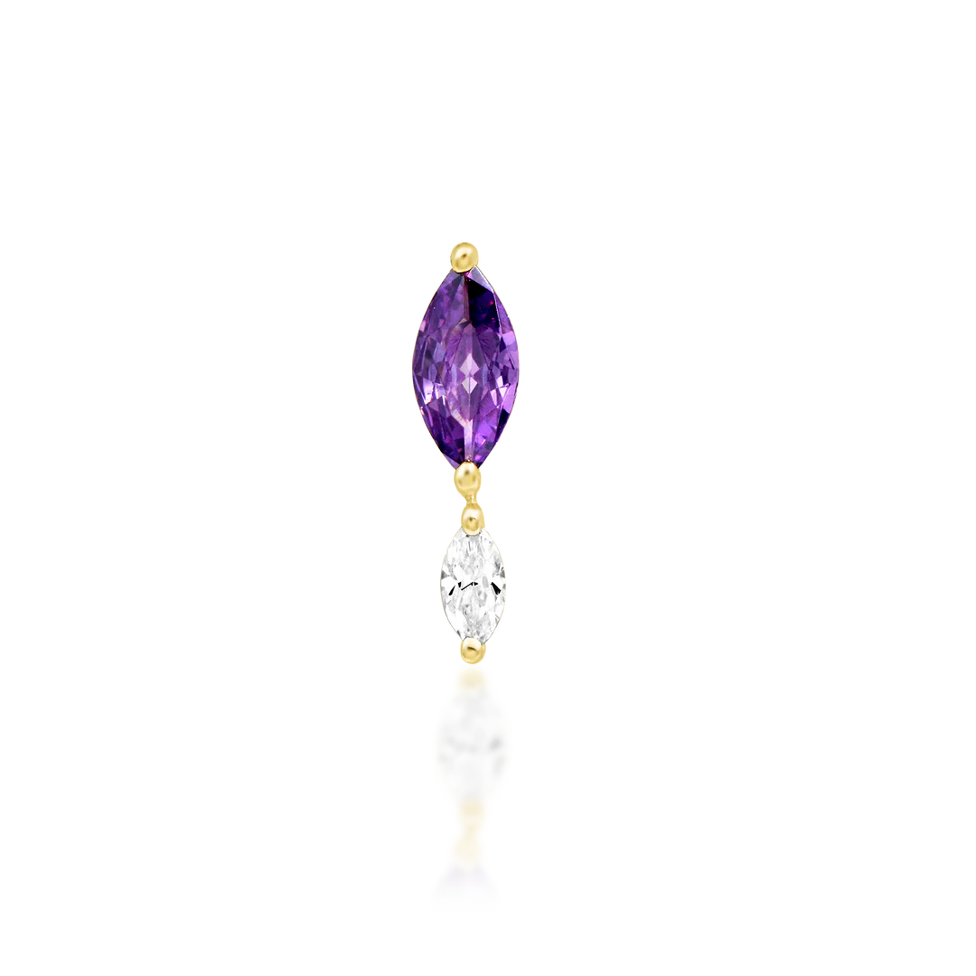 EMERSYN AMETHYST - THREADLESS END *PRE-ORDER* Junipurr Jewelry