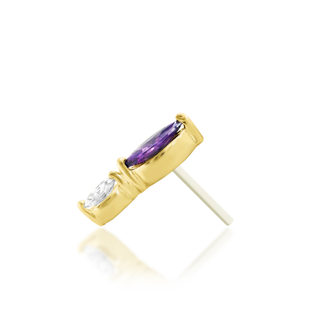 EMERSYN AMETHYST - THREADLESS END *PRE-ORDER* Junipurr Jewelry
