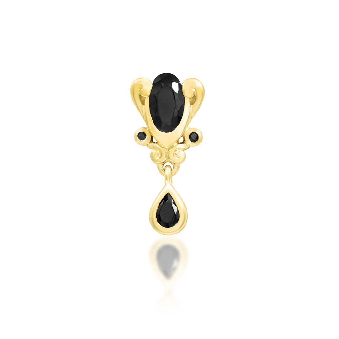 EMPUSA + BLACK CZ - THREADLESS END *PRE-ORDER* Junipurr Jewelry