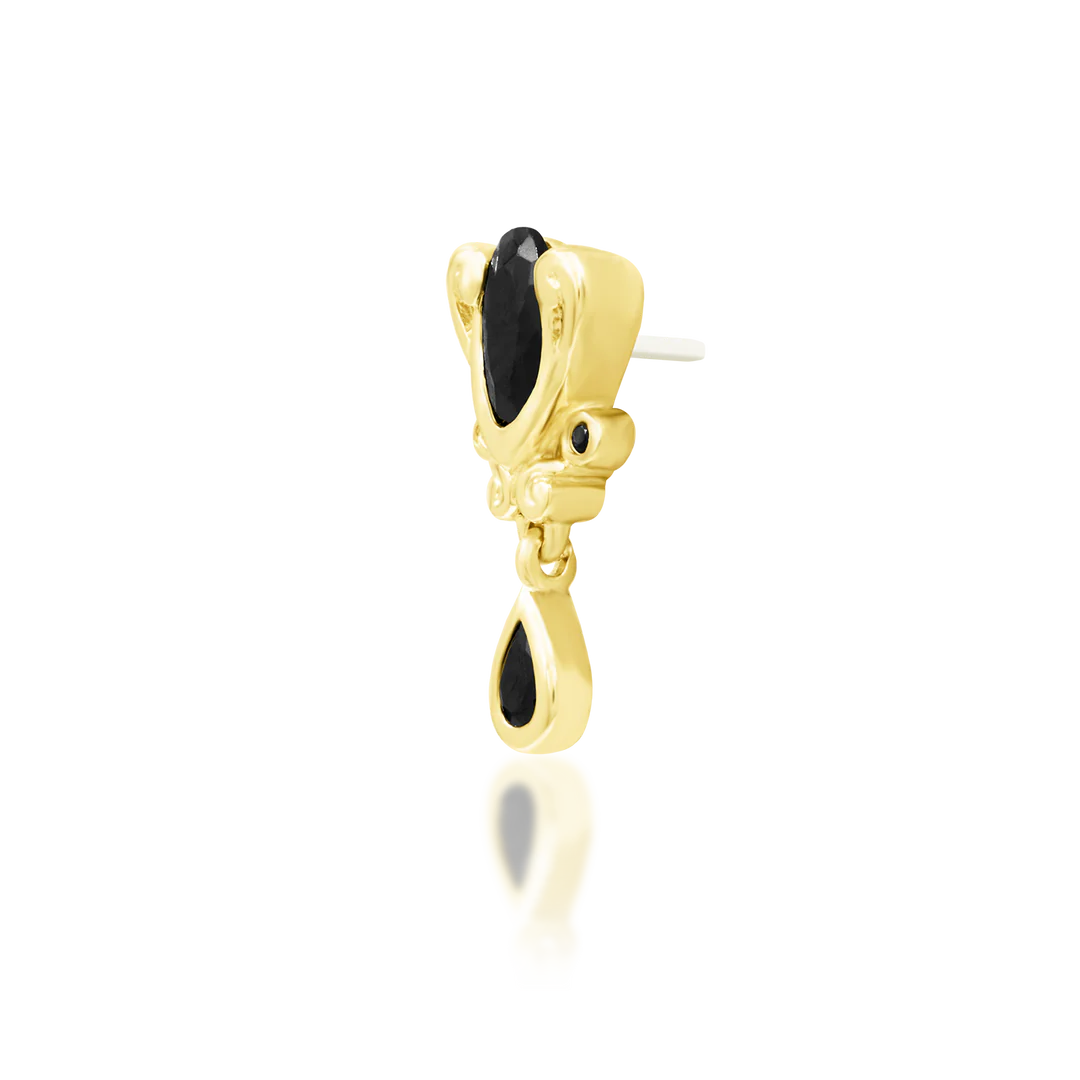 EMPUSA + BLACK CZ - THREADLESS END *PRE-ORDER* Junipurr Jewelry